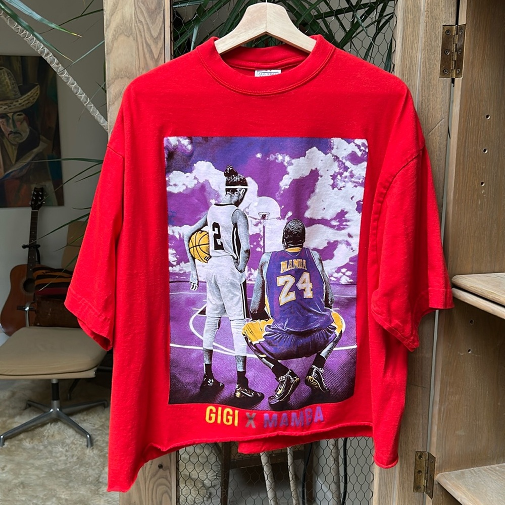 All Time Pro Gigi x Mamba Kobe Bryant Chopped Altered T-Shirt